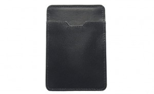 Kožené stíněné pouzdro Pull Tab na 2 RFID karty - černá